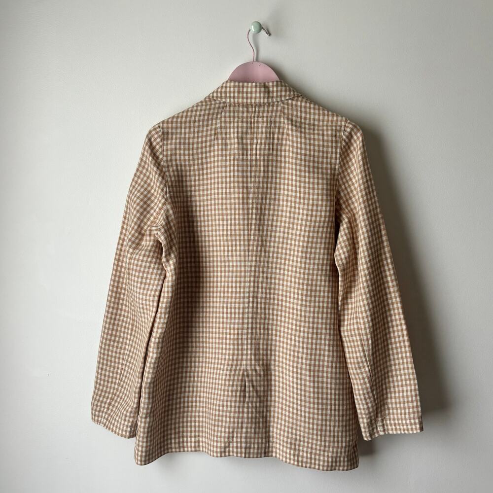Madewell Linen Gingham Blazer - Picture 6 of 7